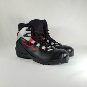 Salomon SNS Profil Nordic XC Cross Country Ski Boots Mens Size 8.5 EUR 42 Red